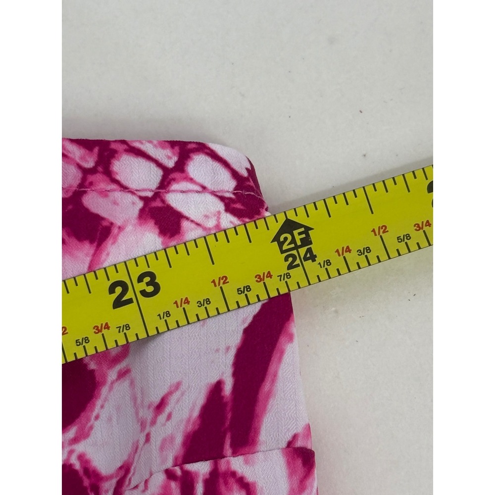 Reel Legends Womens Pink Snakeskin Sleeveless Fishing Shirt Ventilated Sz 1X - Picture 6 of 7